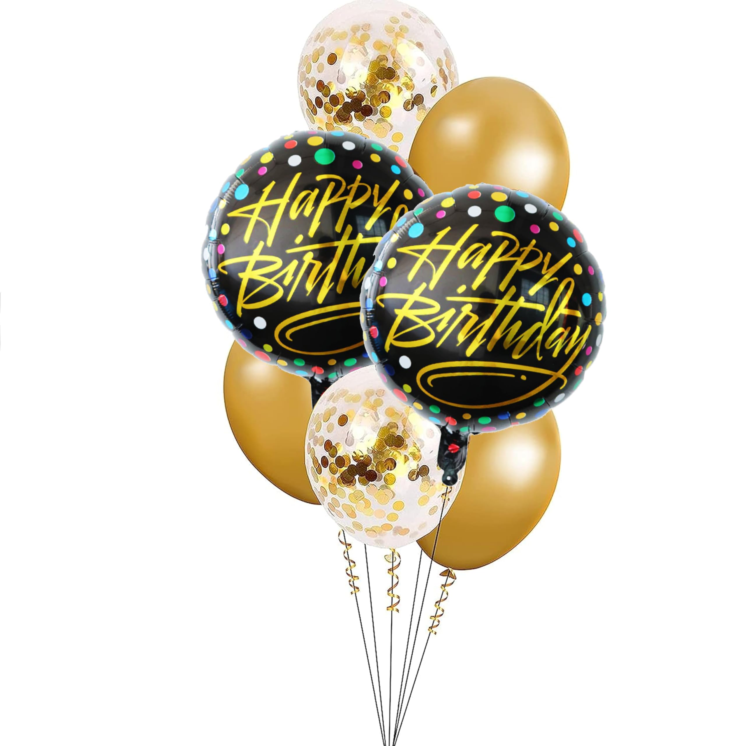 Amazon | GRAND SHOP Happy Birthday バルーンブーケ 7個 (マルチ